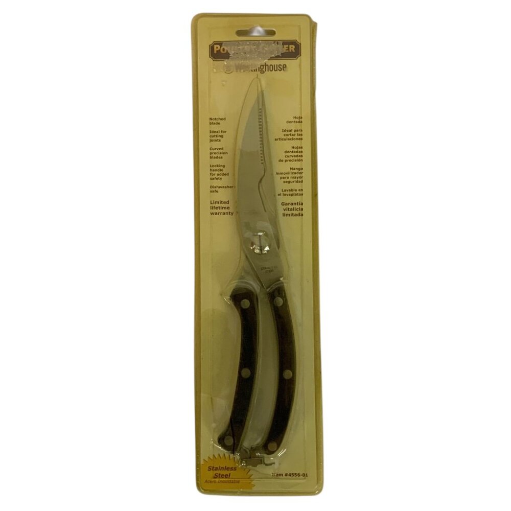 Westinghouse Poultry Shears Cutter Scissor Stainless Steel Locking Handle